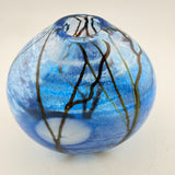 Blue Supermoon Oval Vase iv