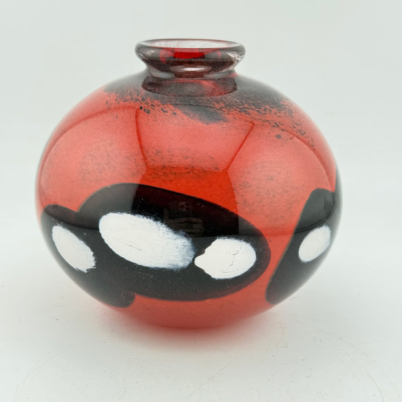 “ Killerton Traffic Jam” Round  Vase