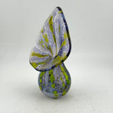 Purple, White and Green Arum Bud Vase ii