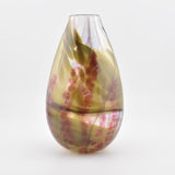 Pink and Dusky Green Teardrop Shaped Vase ii