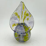 Purple, White and Green Arum Bud Vase