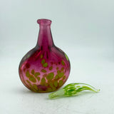 Pink and Green Oval Scent Bottle