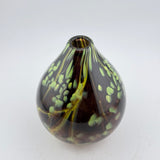 “Climber” Black and Green bud vase