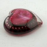 Pink Angel-wing Heart Paperweight 2nd