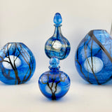 Blue Supermoon Oval Scent Bottle
