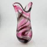 Black and Pink Freeform  "Demo" Vase