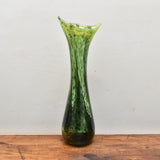 Green Tall  "Trees" Vase