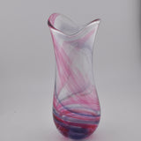 Pink, Purple & White Freeform  "Demo" Vase iv