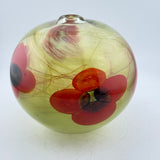 Remembrance Poppy Round vase