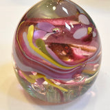 Pink  "Gorse and Heather" Paperweight