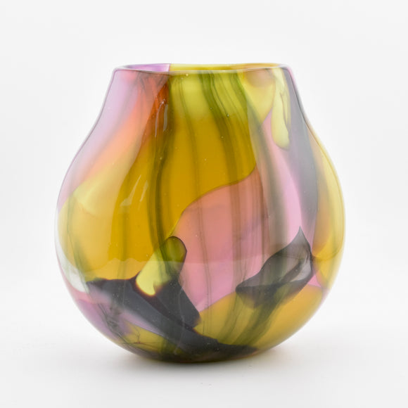 Gorse and Heather Oval Vase ii