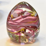 Pink  "Gorse and Heather" Paperweight