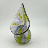 Purple, White and Green Arum Bud Vase
