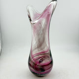 Ruby and Charcoal Freeform  "Demo" Vase lxii