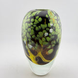 “Climber” (Bindweed!) Black and Green vase