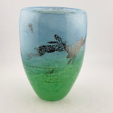 Hares Open Vase