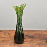 Green Tall  "Trees" Vase