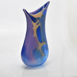Blue, Lilac and Apricot "Fishtail" Vase