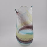 Black, Green, Jade and White  "Demo" Vase (with a sneaky little bit of lilac!)  xxxx