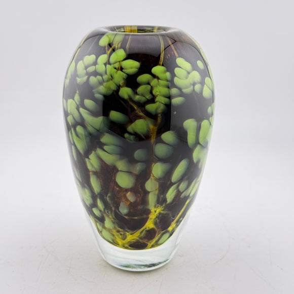 “Climber” Black and Green vase i