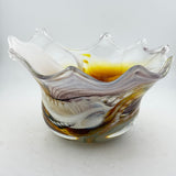 Amber, Black and White Journey “Splash” Bowl (Second)