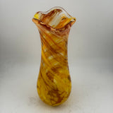 Orange and Yellow  "Demo" Vase
