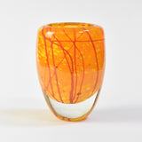 Maple Forest Open Vase With Heavy Glass Base