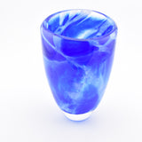 Dark Blue and White "Demo" Vase