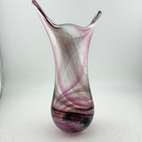 Ruby and Charcoal Freeform  "Demo" Vase lxii