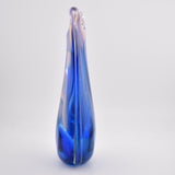 Small Turquoise, Lilac and Blue "Fishtail" Vase