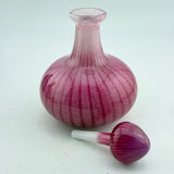 Pink Striped Scent Bottle
