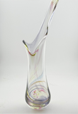 Pink, Purple & White Freeform  "Demo" Vase iiic