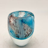 Turquoise and Black Small Bud Vase (Second)