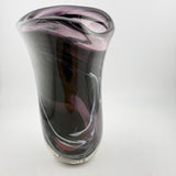 Bit of a lump! Black, White and red vase (second)