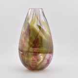 Pink and Dusky Green Teardrop Shaped Vase ii