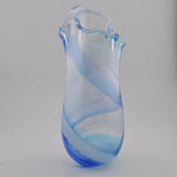 Blue & White Freeform  "Demo" Vase xv