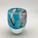 Turquoise and Black Small Bud Vase (Second)