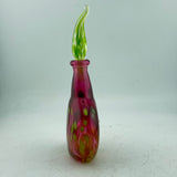 Pink and Green Oval Scent Bottle