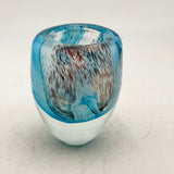 Turquoise and Black Small Bud Vase (Second)