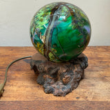 Dartmoor Table Lamp on Burr Elm Base