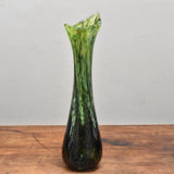 Green Tall  "Trees" Vase