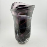 Bit of a lump! Black, White and red vase (second)