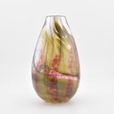 Pink and Dusky Green Teardrop Shaped Vase ii