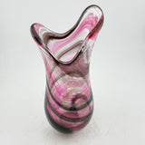 Black and Pink Freeform  "Demo" Vase