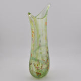 Jade Green Blossom Fishtail Vase