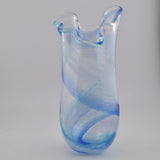 Blue & White Freeform  "Demo" Vase xv