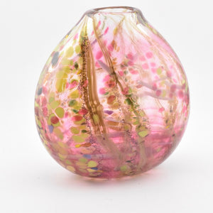 Pink Blossom Oval Vase