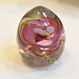 Pink  "Gorse and Heather" Paperweight