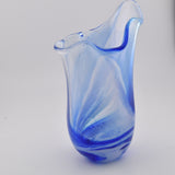 Blue & White Freeform  "Demo" Vase xxx