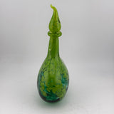 Green Oval Flask with Wizard Stopper